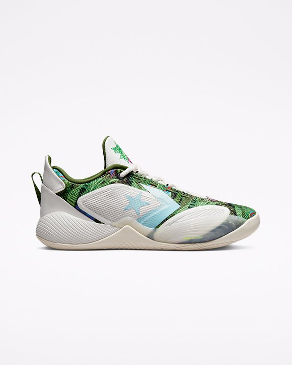 Converse All Star BB Shift Botanical Concrete Low Top Weiß | A59495G
