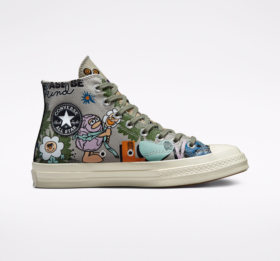 Converse Chuck 70 Floral Grün | A05536H