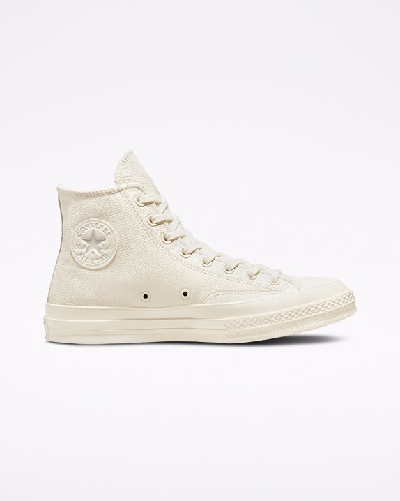 Converse Chuck 70 Tonal Leder High Top Weiß | A49218W
