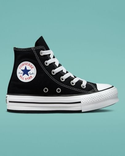 Converse Chuck Taylor All Star Eva Lift High Top Schwarz | A85491M