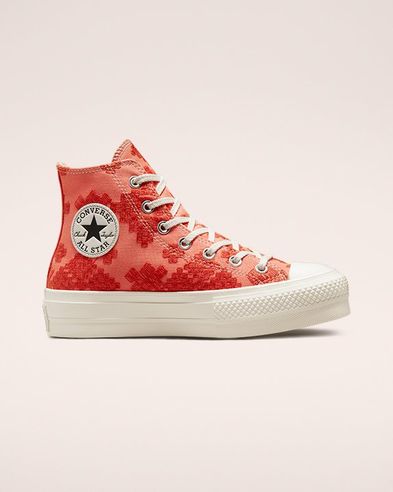 Converse Chuck Taylor All Star Lift Festival Borderie High Top Rot | A95142W