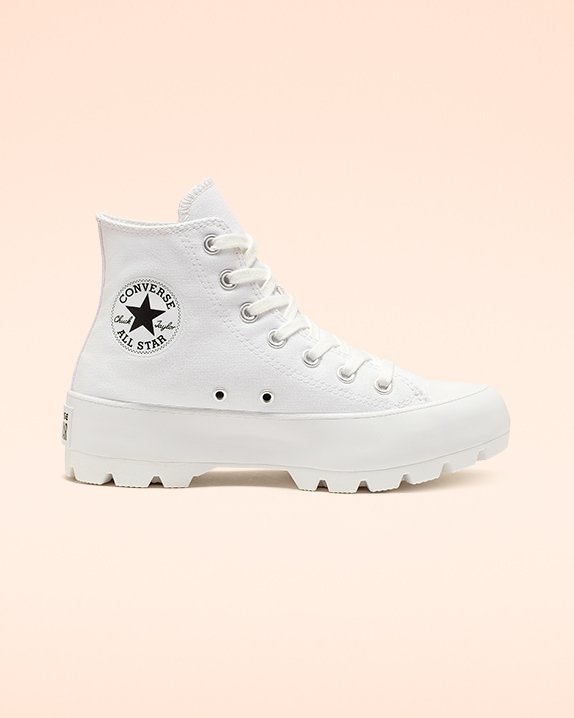 Converse Chuck Taylor All Star Lugged High Top Weiß | A58008S