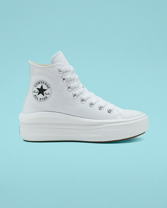 Converse Chuck Taylor All Star Move High Top Weiß | A15684D