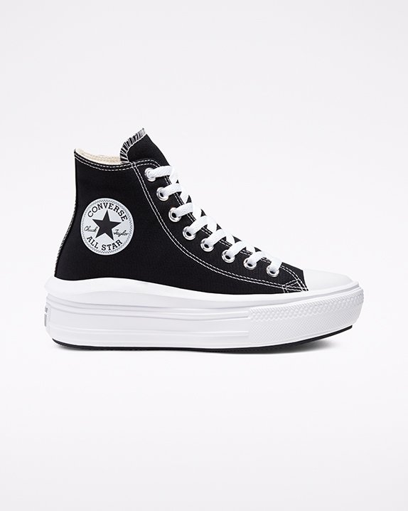 Converse Chuck Taylor All Star Move Plattform High Top Schwarz | A02833O
