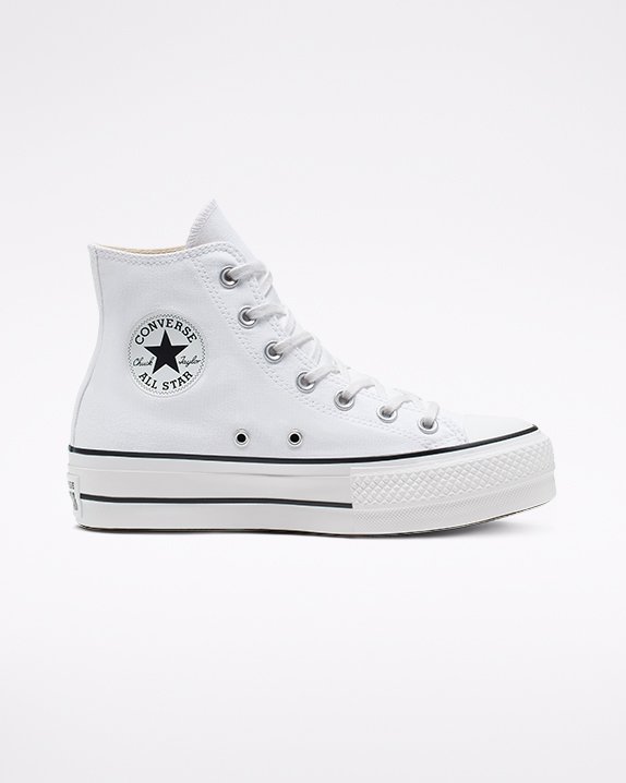 Converse Chuck Taylor All Star lift Segeltuch High Top Weiß | A80389B