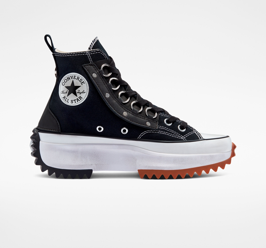 Converse Run Star Hike Plattform Punk Academia Schwarz | A41732I