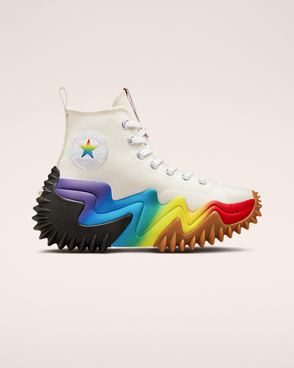 Converse Run Star Motion Plattform Pride High Top Weiß | A63365L